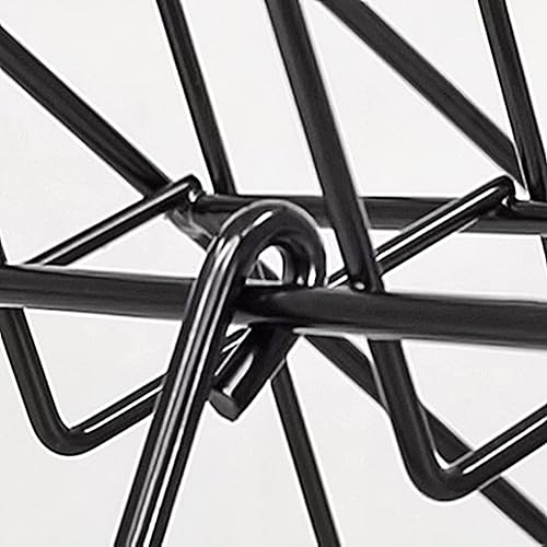 Miniatura 8 de FixtureDisplays Estante para firma de libros de 4 niveles, pantalla de CD, estante de alambre de 18 pulgadas para uso de mesa, estantes abiertos de