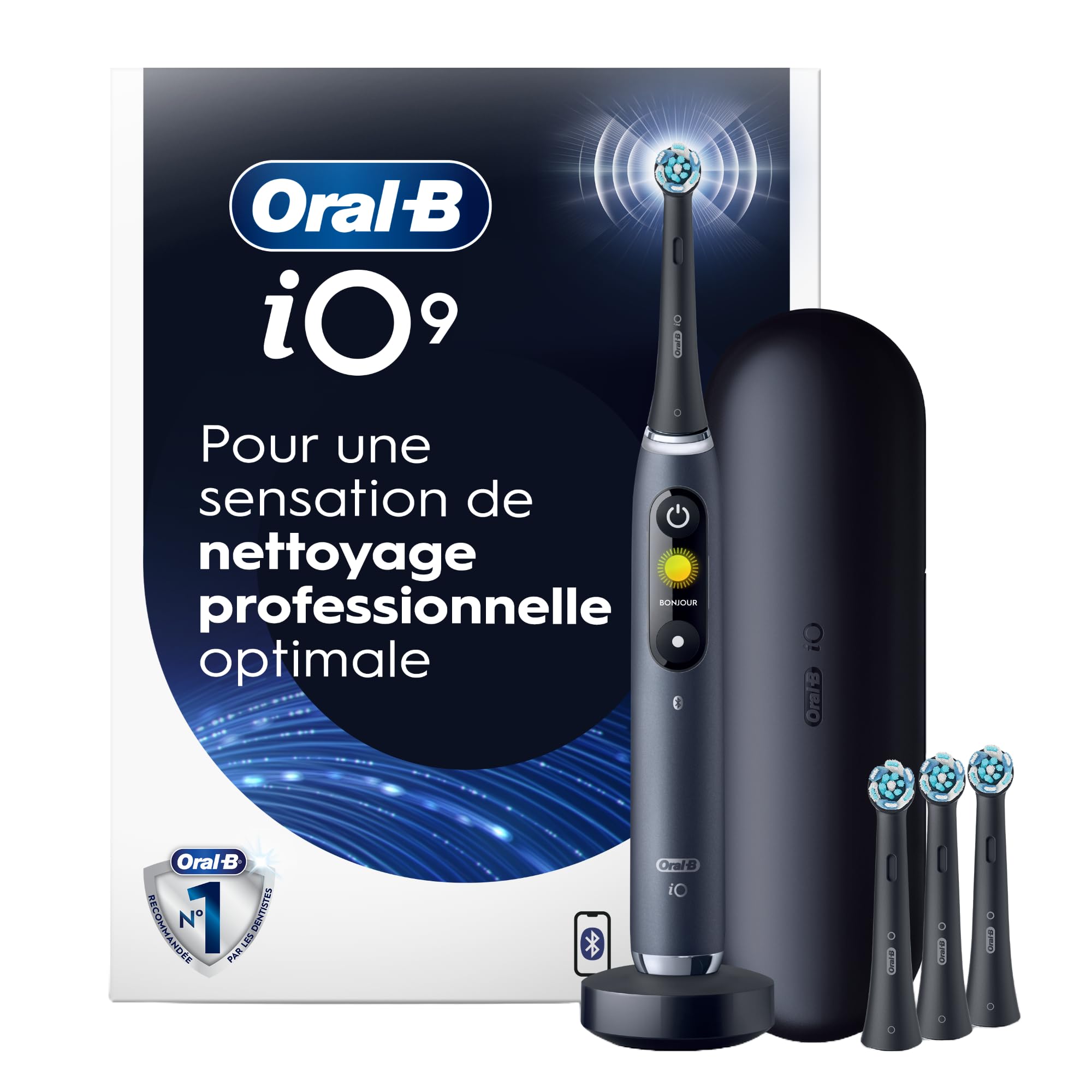 Oral-B iO Series 9 Electric Toothbrush with 4 Replacement Heads