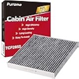 Cabin Air Filter with Activated Carbon, Compatible with CP285, CF10285, Toyota Camry, RAV4, Highlander, Corolla, Sienna, Tundra, Prius, 4Runner, Subaru Outback, Lexus, Scion, Land Rover, Jaguar