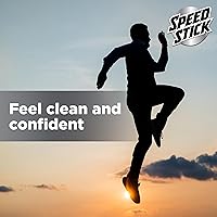 Vista 4 de Speed Stick Desodorante antitranspirante para hombre, sin perfume, 3 onzas, paquete de 4