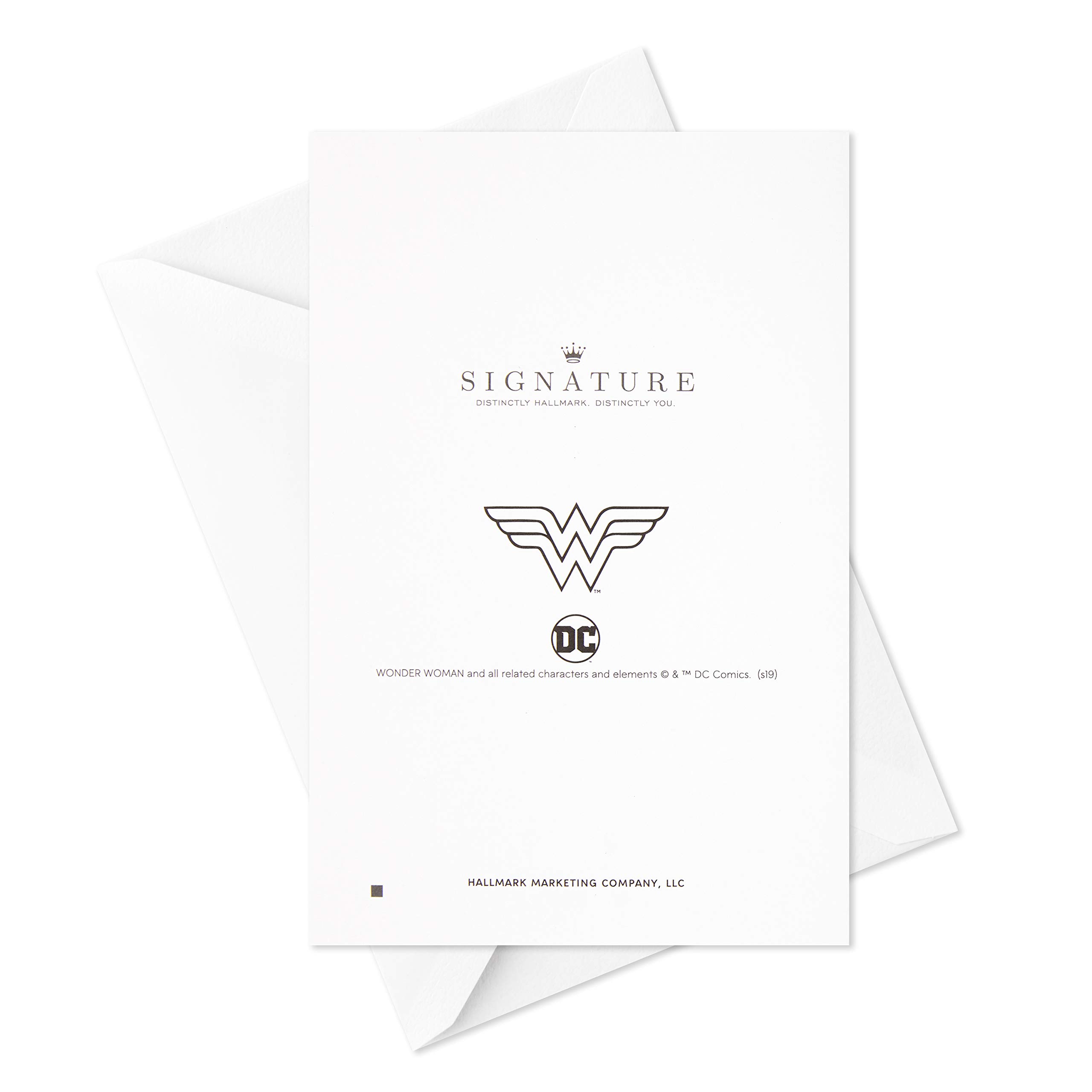 Hallmark Signature Birthday Card for Women (Wonder Woman) - Image 6
