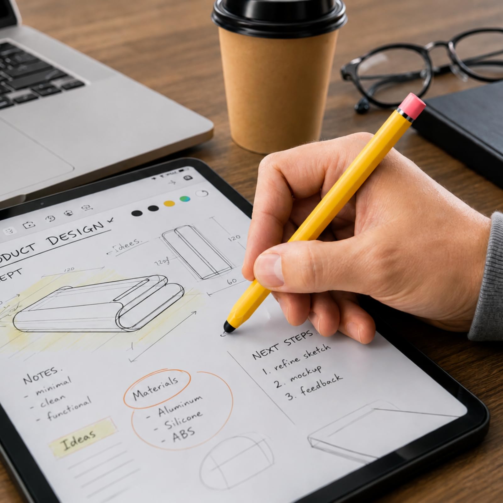 24 Stück Stylus Pens für Kinder, sechseckiger Stylus Pencil Kinder Stylus für Touchscreen-Geräte, kompatibel mit iPhone, Android Edition, Tablet, Universal-Geräten