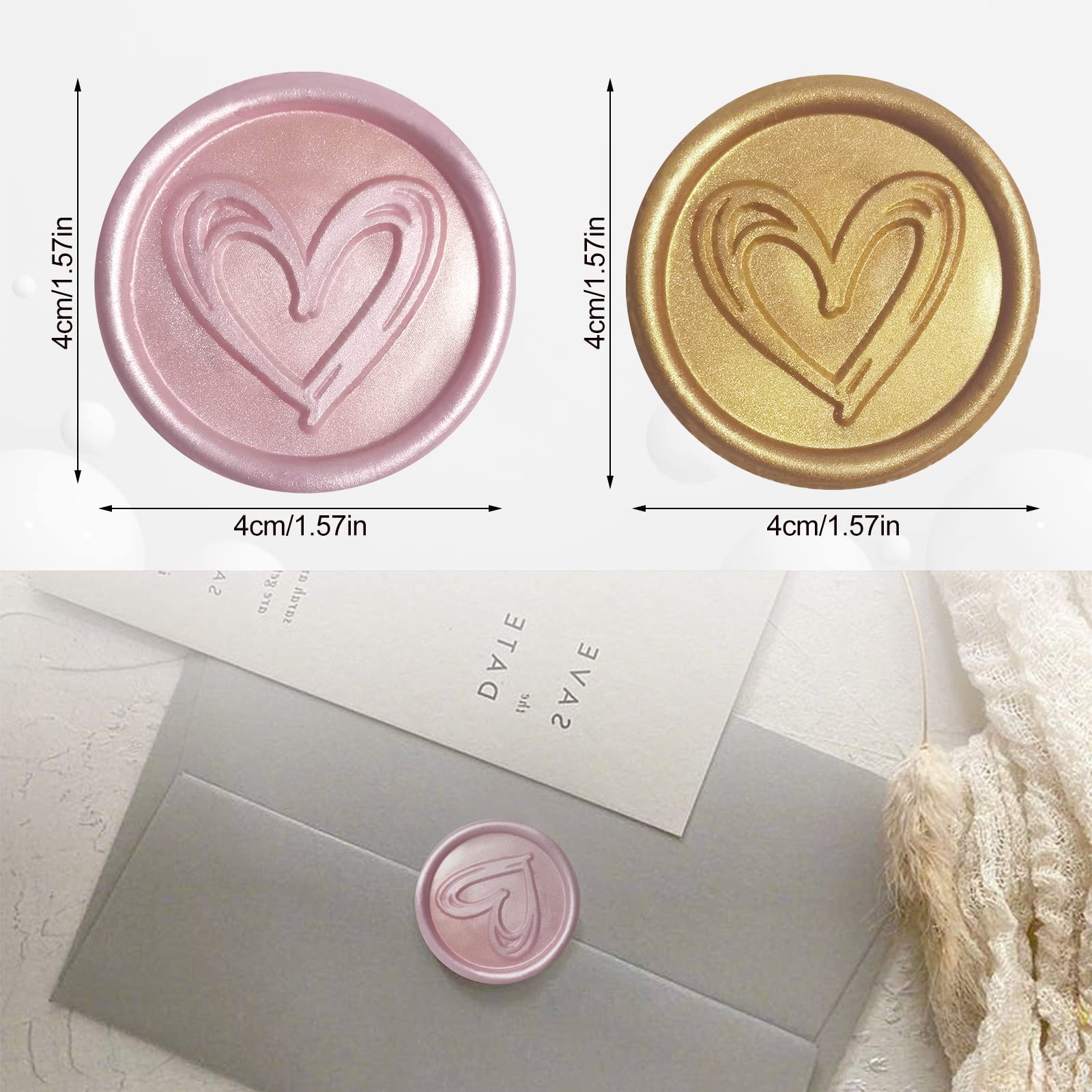 25 Stuks Rode Rose Seal Wax Stickers Zelfklevende Bloemen Reliëf