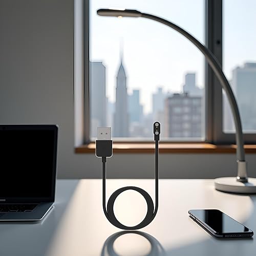 Miniatura 3 de Compatible con cargador de reloj inteligente Da Fit, cable de cargador USB de repuesto de 3.3 pies, cable de carga para reloj inteligente y