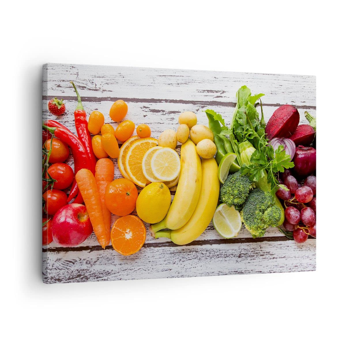 Lienzos decorativos Comida vegetales comer fresco Cuadro Sobre Lienzo Moderno 70x50cm Cuadros Decoracion Salon Dormitorio Cocina Cuadros Pared Imágenes Wall Art Prints Decor Canvas AA70x50-2888