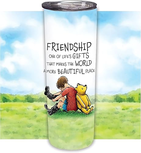 Miniatura 7 de Elanze Designs Braver Stronger Smarter Loved Yellow Pooh - Vaso de viaje de acero inoxidable de 20 onzas