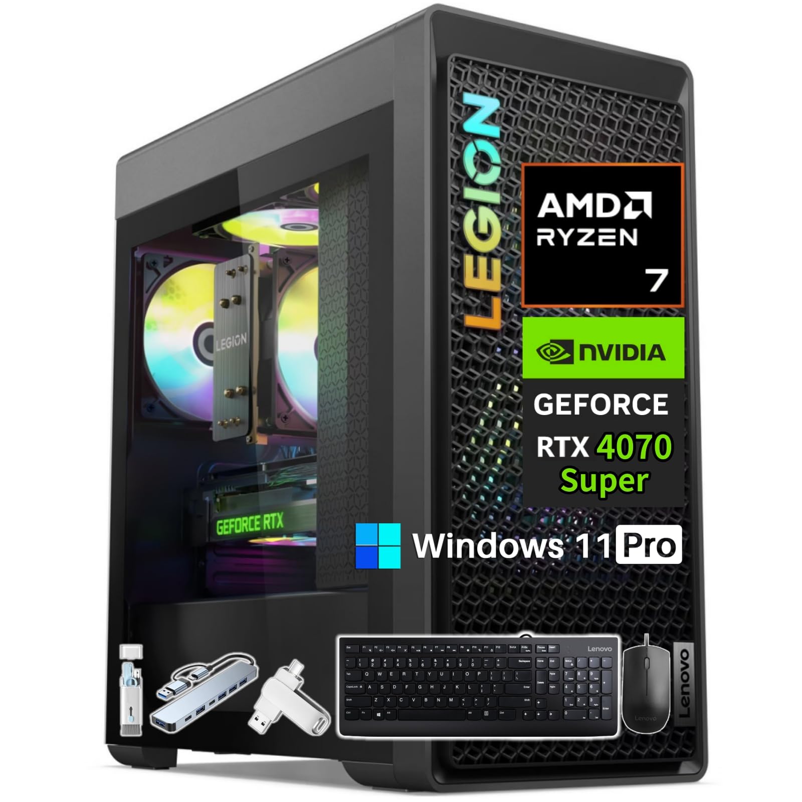 Amazon.com: Lenovo Legion Tower 5 Gen 8 Gaming Desktop Tower PC