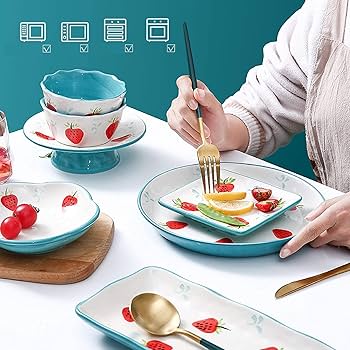 Amazon.co.jp: パーティー食器セット,高級ディナーセット,陶磁器