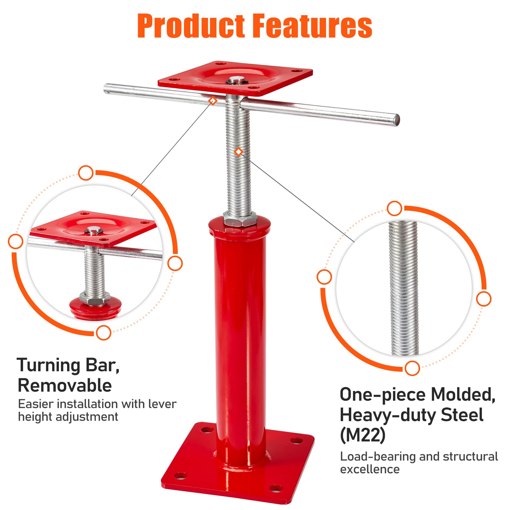 Heavy Duty Floor Jacks - 11023 LBS Capacity -5