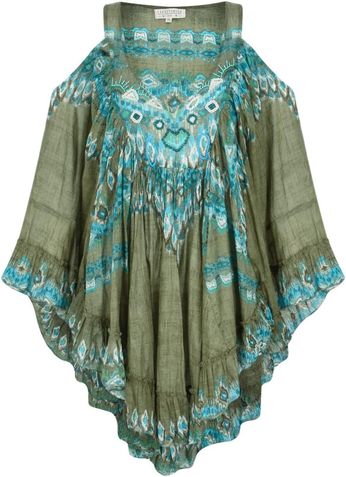 Lara Ethnics - Cachaca Bohemian Kaftan, Capetown Taupe