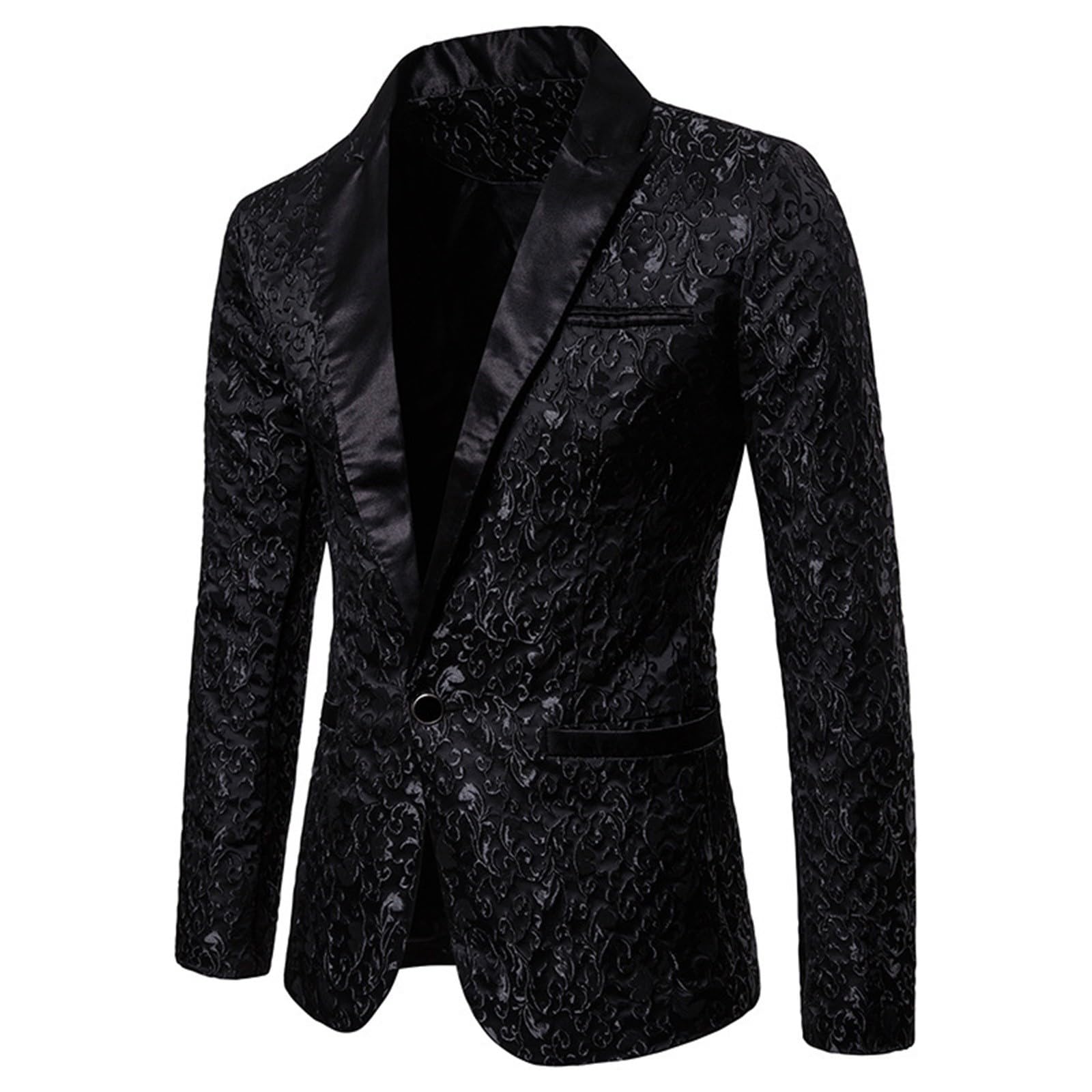 Blazer pour homme coupe ajustée anti-plis pour fêtes et mariages - 5