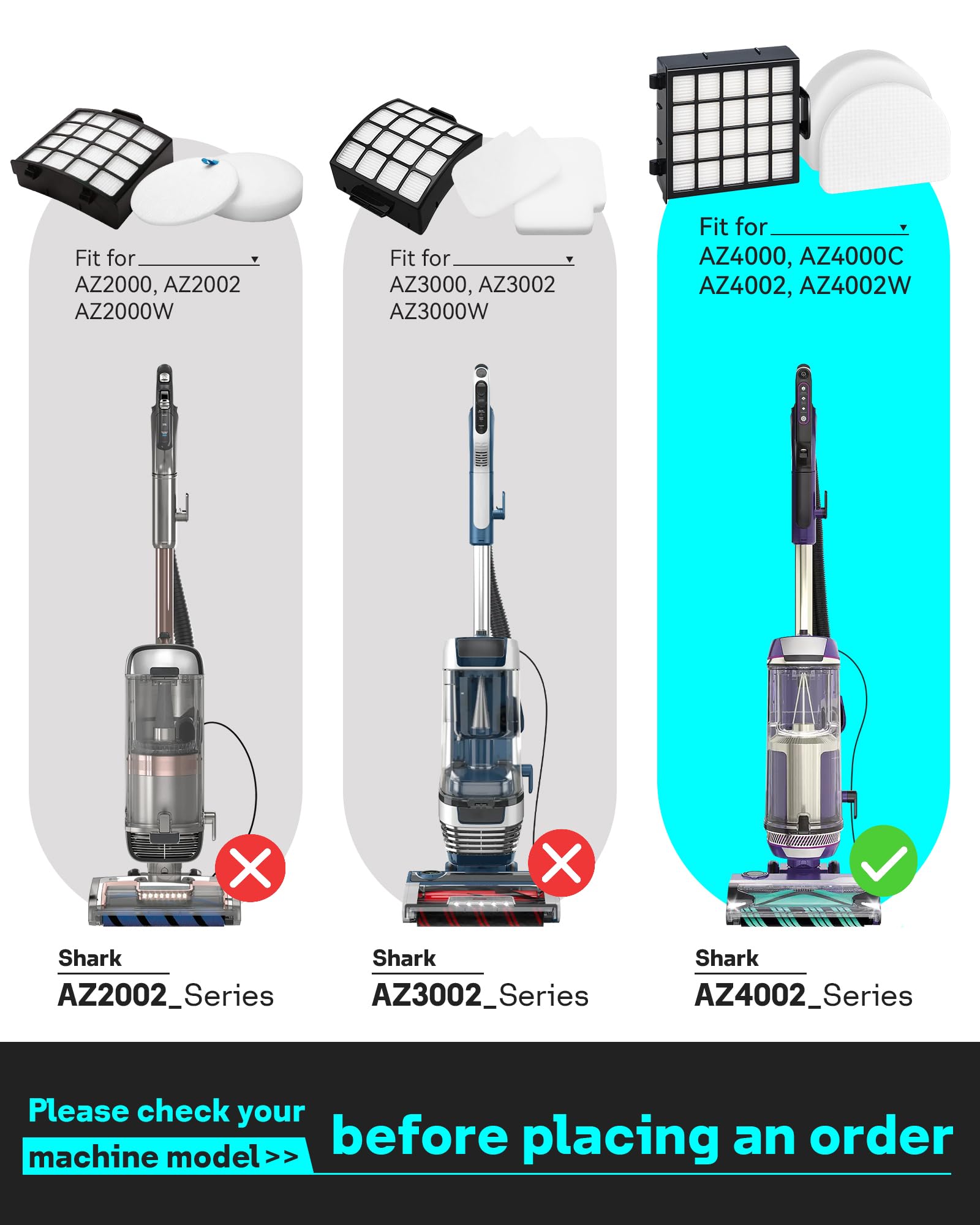 Amazon.com - Leemone AZ4002 Replacement Accessories for Shark