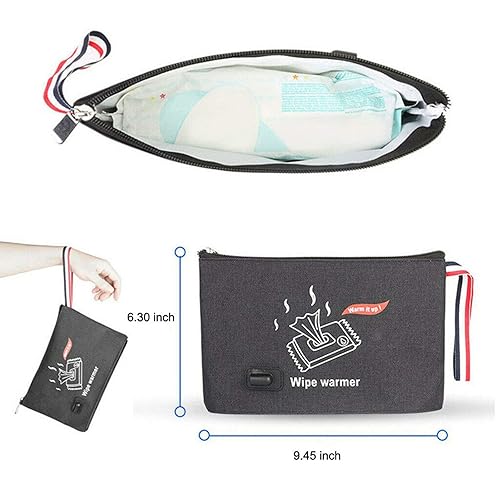 Miniatura 6 de Calentador de toallitas húmedas para bebé, portátil de 5 V, USB, portátil, para bebés, para viajes y sobre la marcha