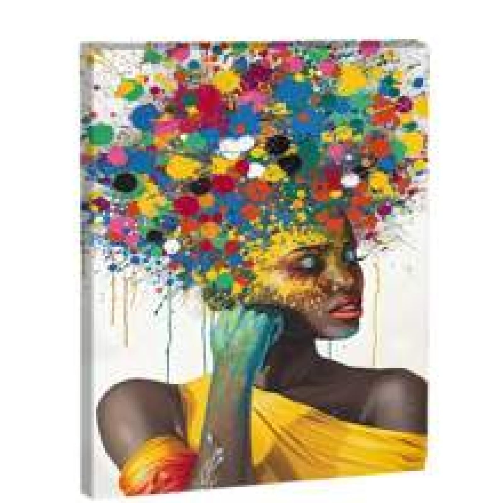 Art sur toile graffiti 30x45cm résolvant les murs blancs vides