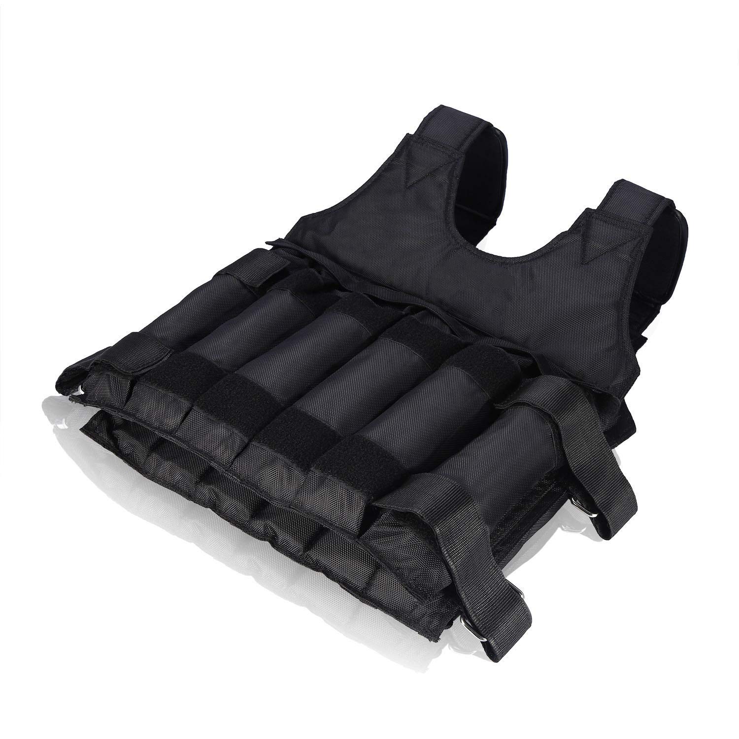 Gewichtete Weste mit zwei Einstell gurten für Männer Frauen, 8lbs/12lbs/16lbs/20