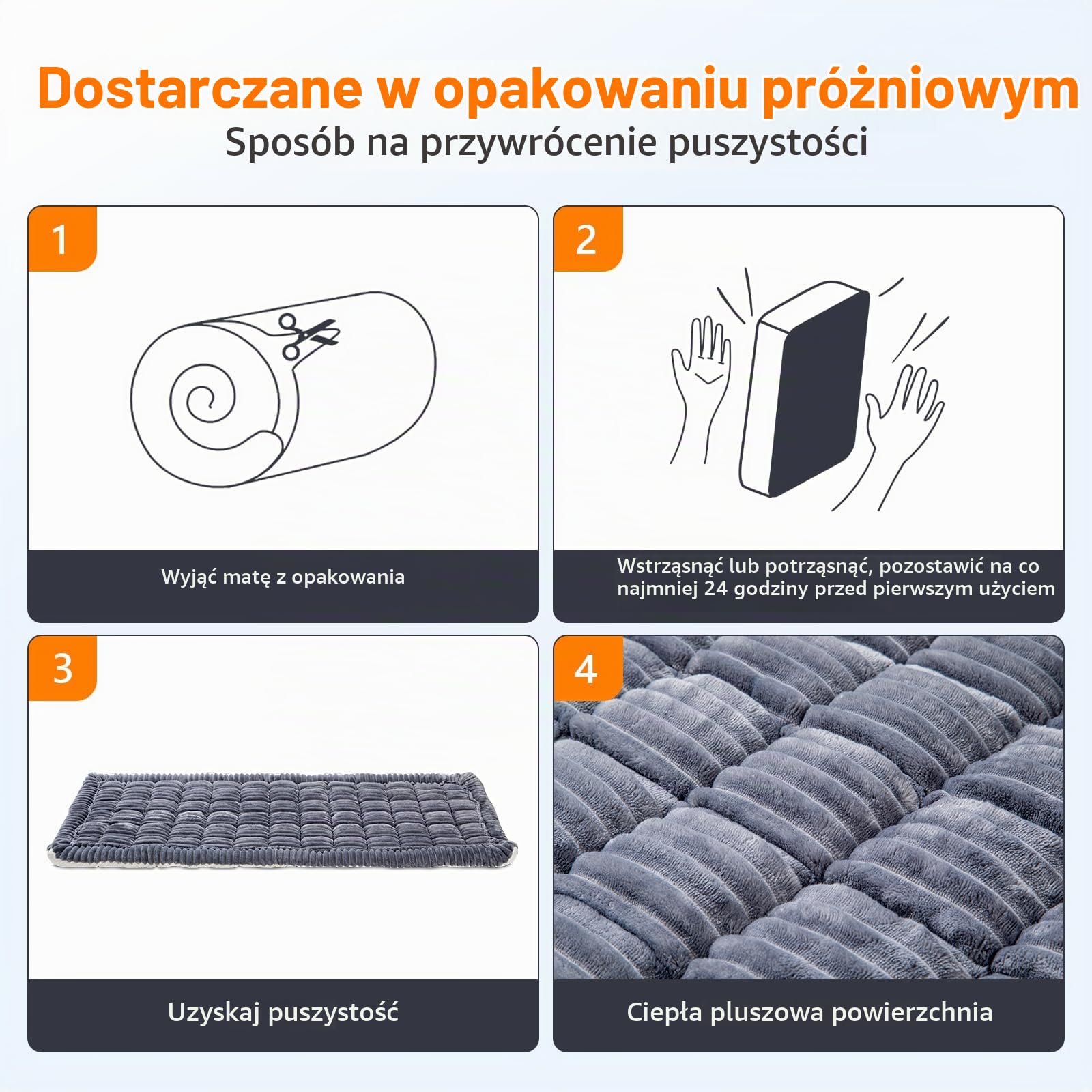 Legowisko dla psa na tylne siedzenie, antypoślizgowa mata dla dużych psów