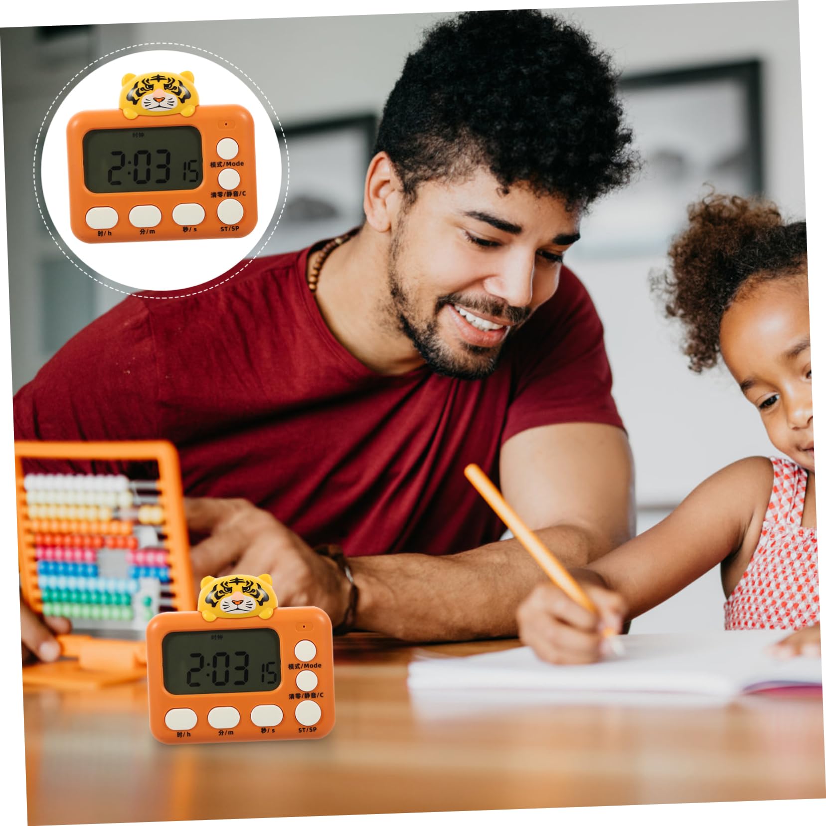 Ciieeo 4 Pièces Réveil Minuterie De Travail Minuterie Électronique Compte À Rebours Numérique s pour La Cuisson Mini Horloge Mini De Cuisine De