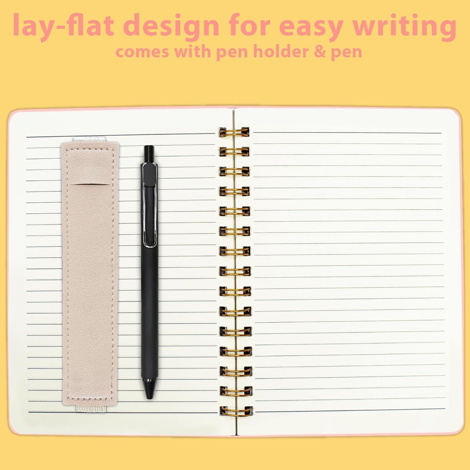 DWIYITTN A5 Spiral Notebook and Pen Set - Image 2