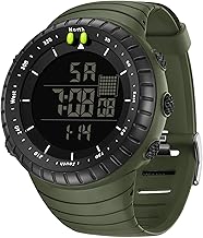 Men's Digital Sports Watch Waterproof Tactical LED Backlight Alarm Date Military Watch for Men