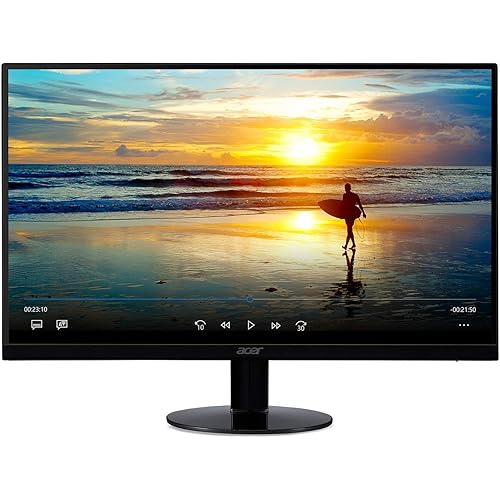 Acer SB220Q 21.5inch Widescreen Monitor Display Full HD (1920 x 1080) 75Hz 4 ms GTG (Renewed)