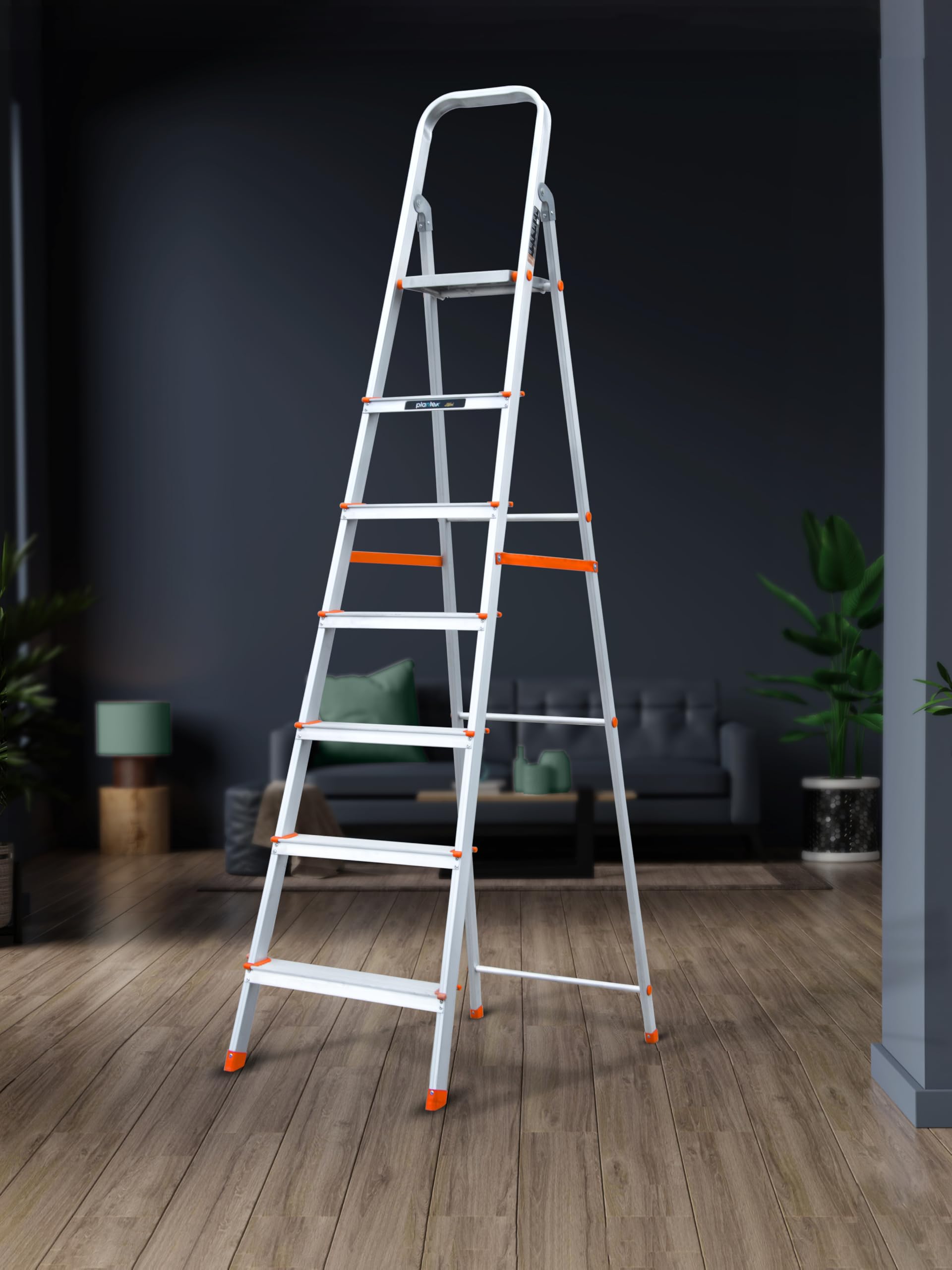 Plantex Legend 4 Step Ladder - Lightweight & Foldable -11