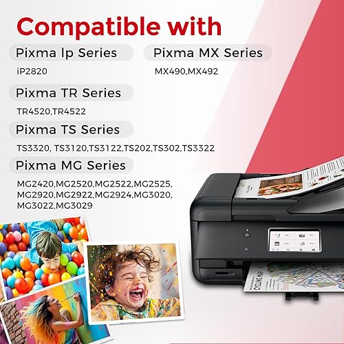 Miniatura 2 de Compatible Ink Cartridge Replacement for Canon 245XL 245 Black PG-245 PG245 XL (2-Pack) to MX490 MG2522 MX492 TR4520 TR4500 MG2520 TS3300 TS3322
