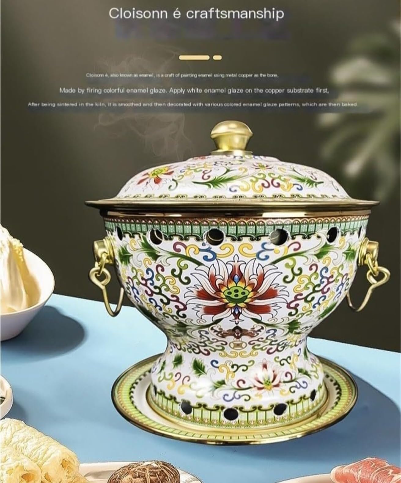 Hotpot do gotowania gorący garnek trwały emaliowany pojedynczy gorący garnek pulpit gorący garnek domowy kocioł do tarcia naczynie garnek do gotowania przybory kuchenne