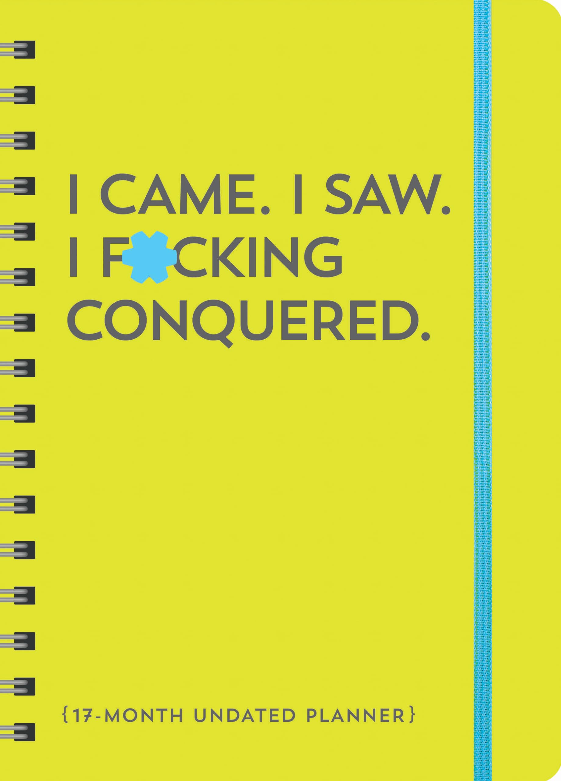 I Came. I Saw. I F*cking Conquered. Undated Planner by Sourcebooks (Calendar)