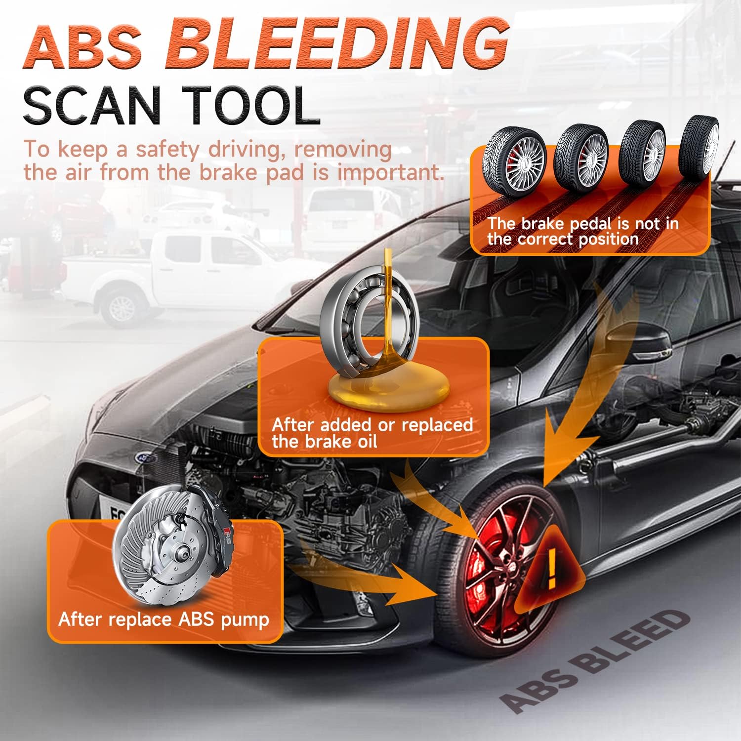 Buy FOXWELL NT630 Plus OBD2 Scanner with ABS Auto Bleed, ABS Scan Tool