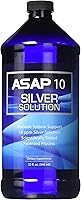 Vista 1 de American Biotech Labs - ASAP 10 Silver Solution - Apoyo al sistema inmunológico, suplemento dietético de solución de plata de 10 ppm - 32 fl. oz.
