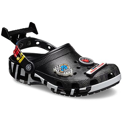 Crocs Nascar Classic Clogs Slippers Black