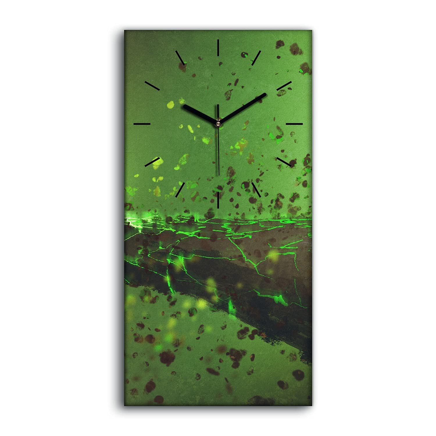 Horloge sur Toile Decoration Salon et Chambre Tableau Moderne Femme Falaise