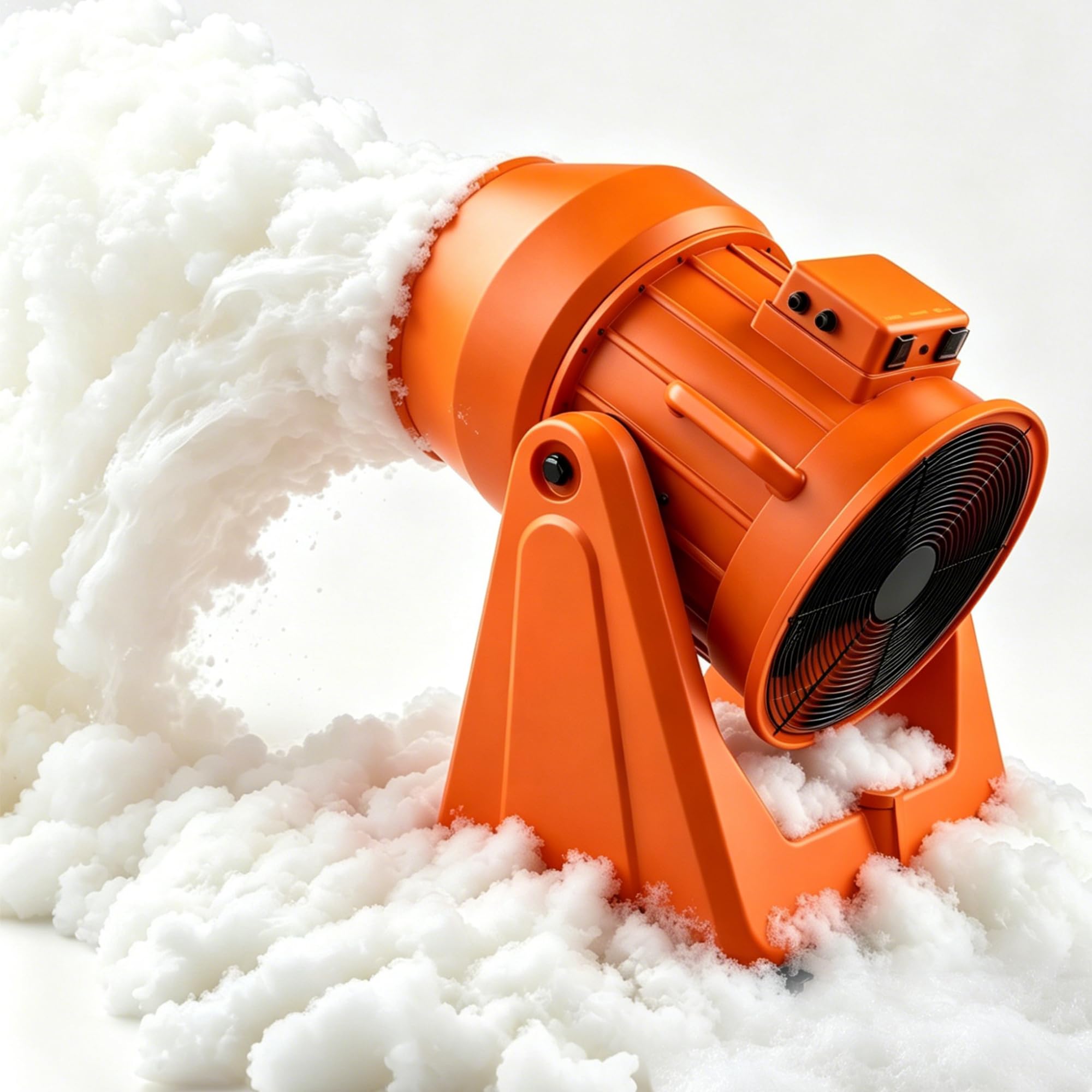 Schiumatrice per feste ed eventi, effetto bolle, arancio