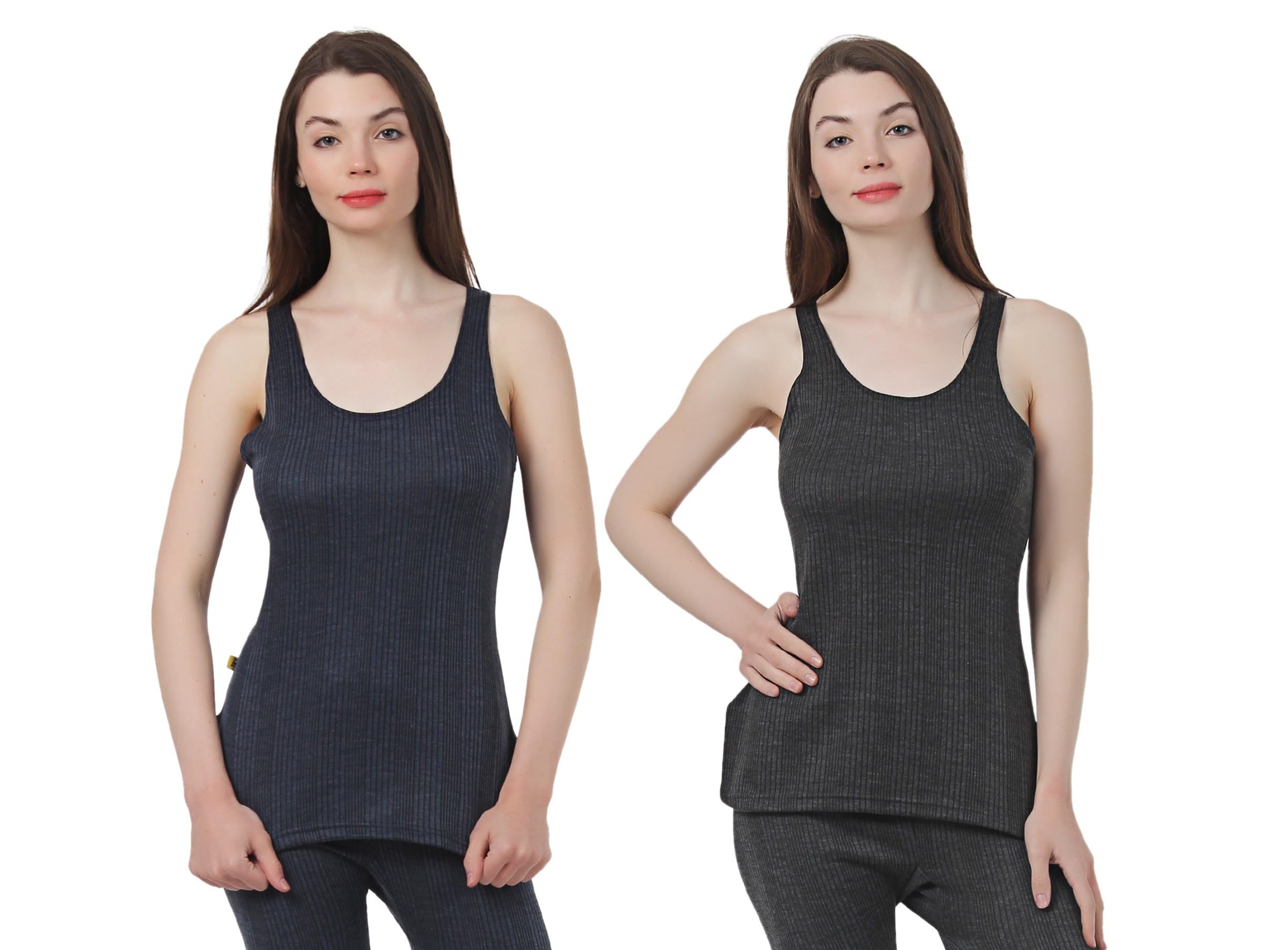 Shylina Women Ladies Girl Winter Wear Top Sleeveless Thermal Soft & Silk Combo Pack of 2 Size (32 Till 40)-image-44