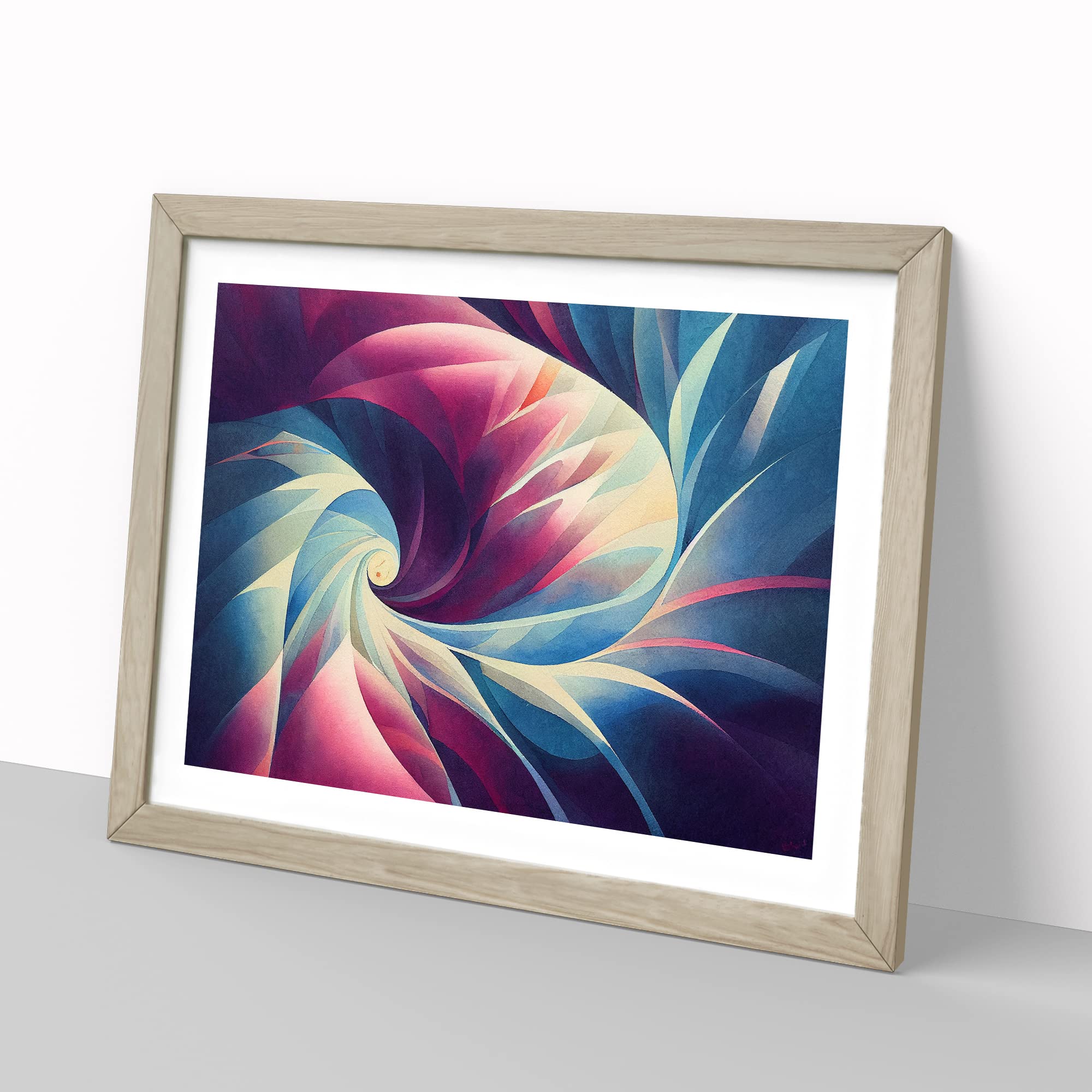 Supreme Abstract Fractals Framed Print, Oak, A3 (46 x 34 cm) - Image 2
