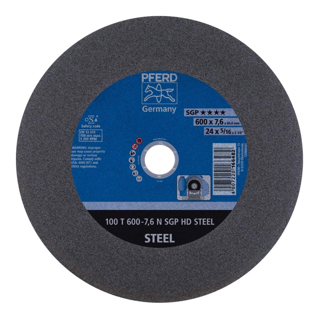 Pferd Disco Corte Estacioncionario 100T600-7,6