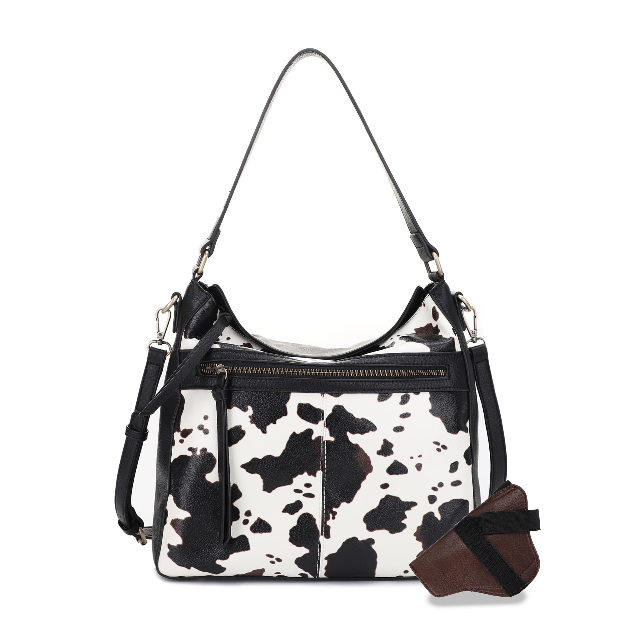 JESSIE &amp; JAMES | Dakota Top Handle Concealed Carry Hobo Purse with Adustable Shoulder Strap
