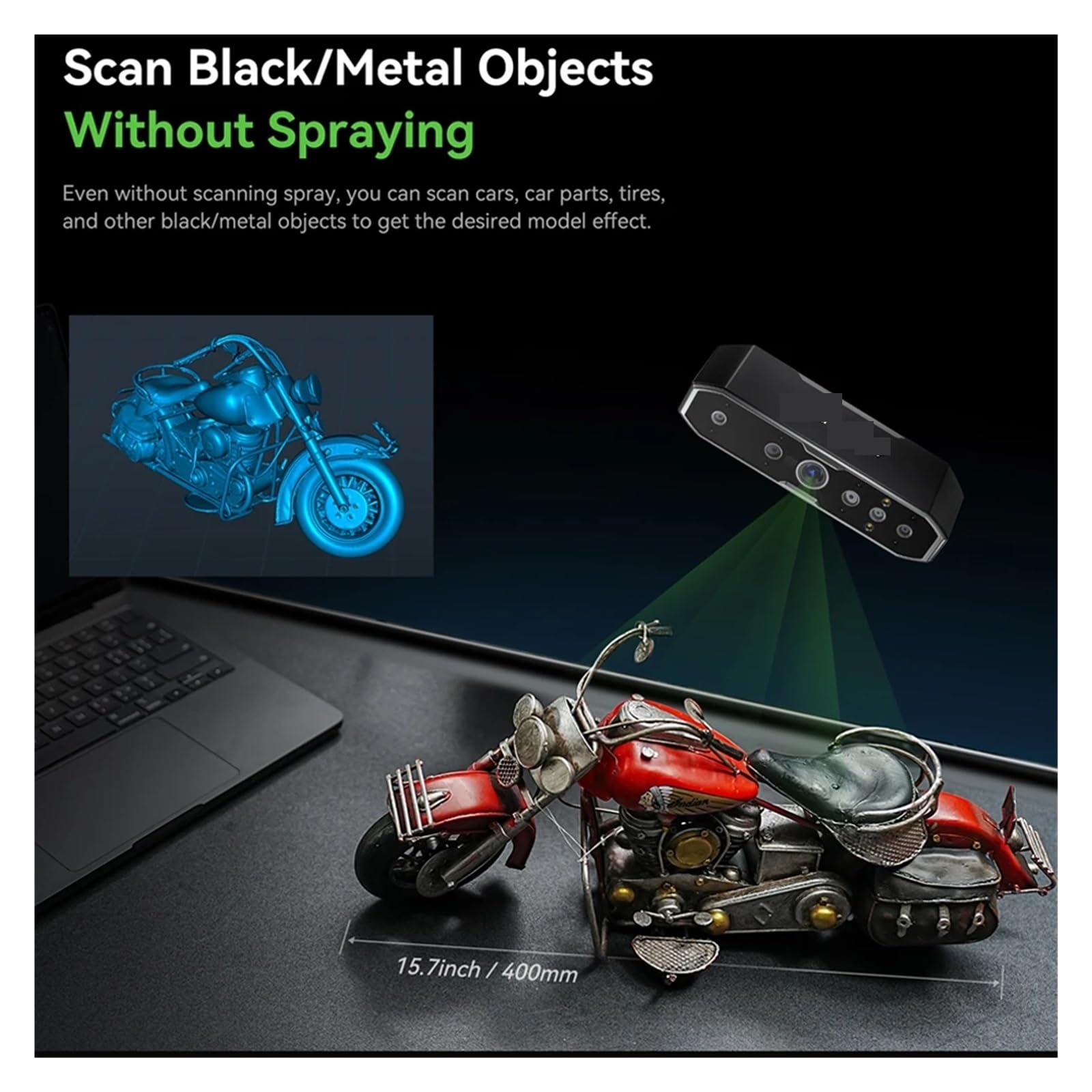 Amazon.co.jp: 3Dスキャナー CR-Scan Otter 24ビット 0.02mm精度 超高 