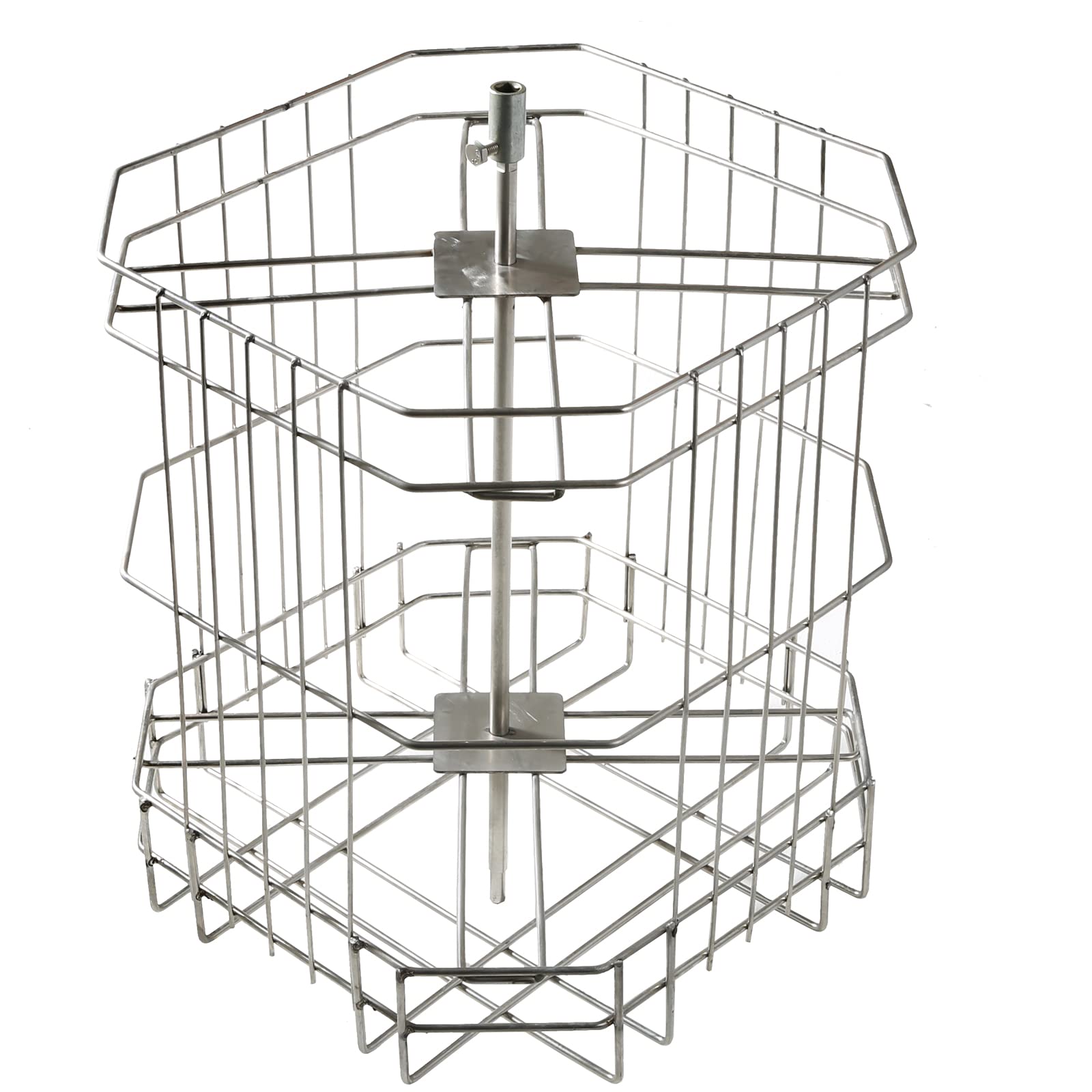 VEVOR Estrattore di Miele Manuale in Acciaio Inox Capienza Flessibile 2/4 Favi 3 Favi 4/8 Favi per Apicoltura, Smielatore Centrifuga di Miele con Coperchio Trasparente Altezza Regolabile tra 100-108cm