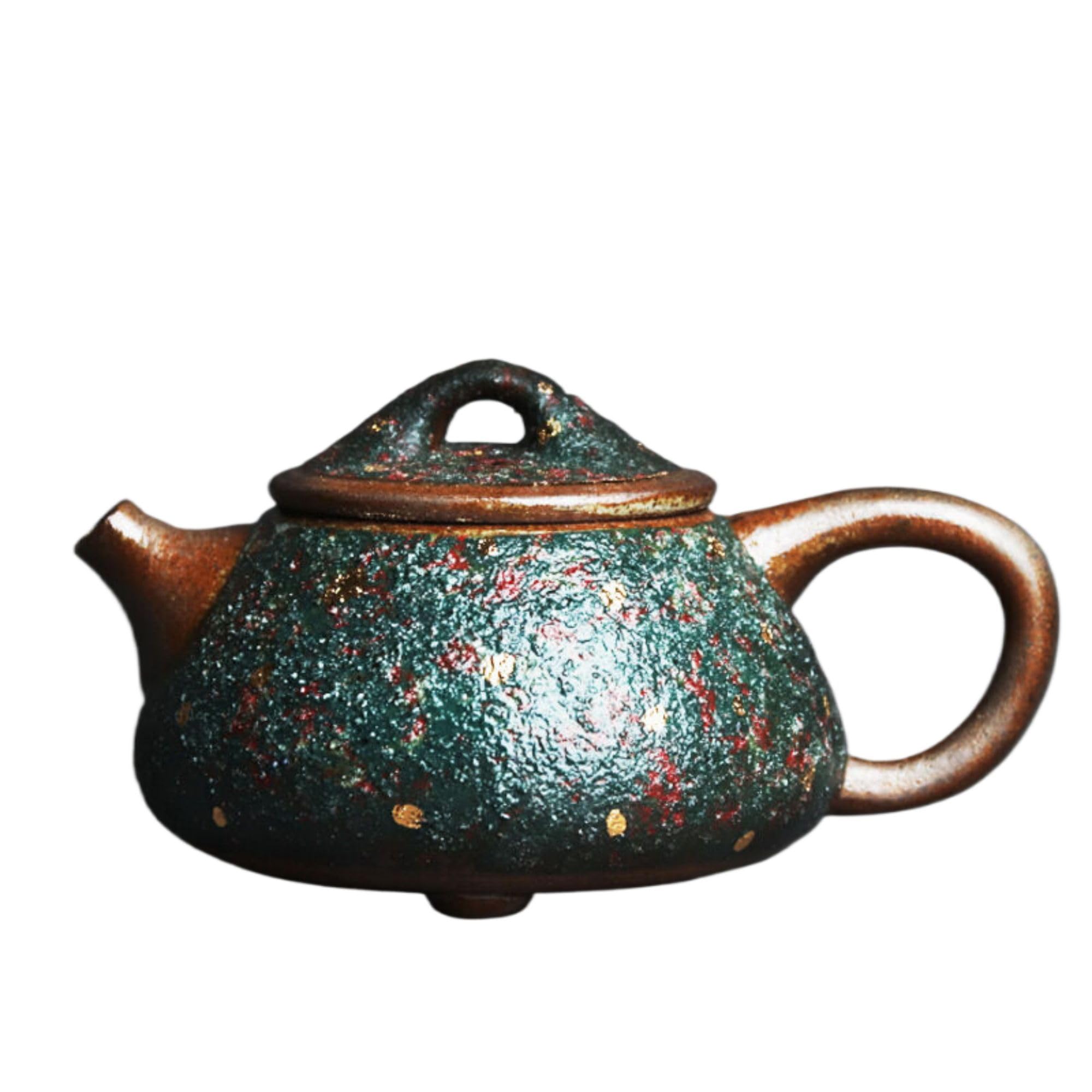 Tetera de gres tradicional con mango ergonómico 2