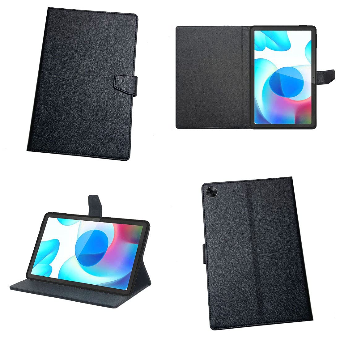 Zaoma PU Leather Flip Flap Case Compatible for realme PAD 10.4 inch Tablet - Black (B09HVBXJW4) Amazon Price History, Amazon Price Tracker