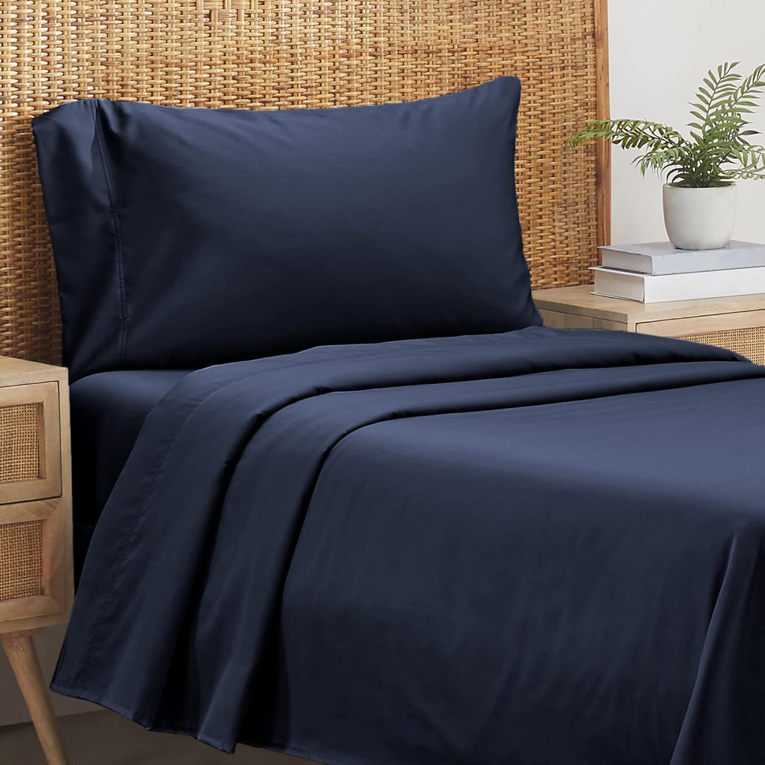 California Design Den 100 Organic Cotton Twin XL Sheet Set