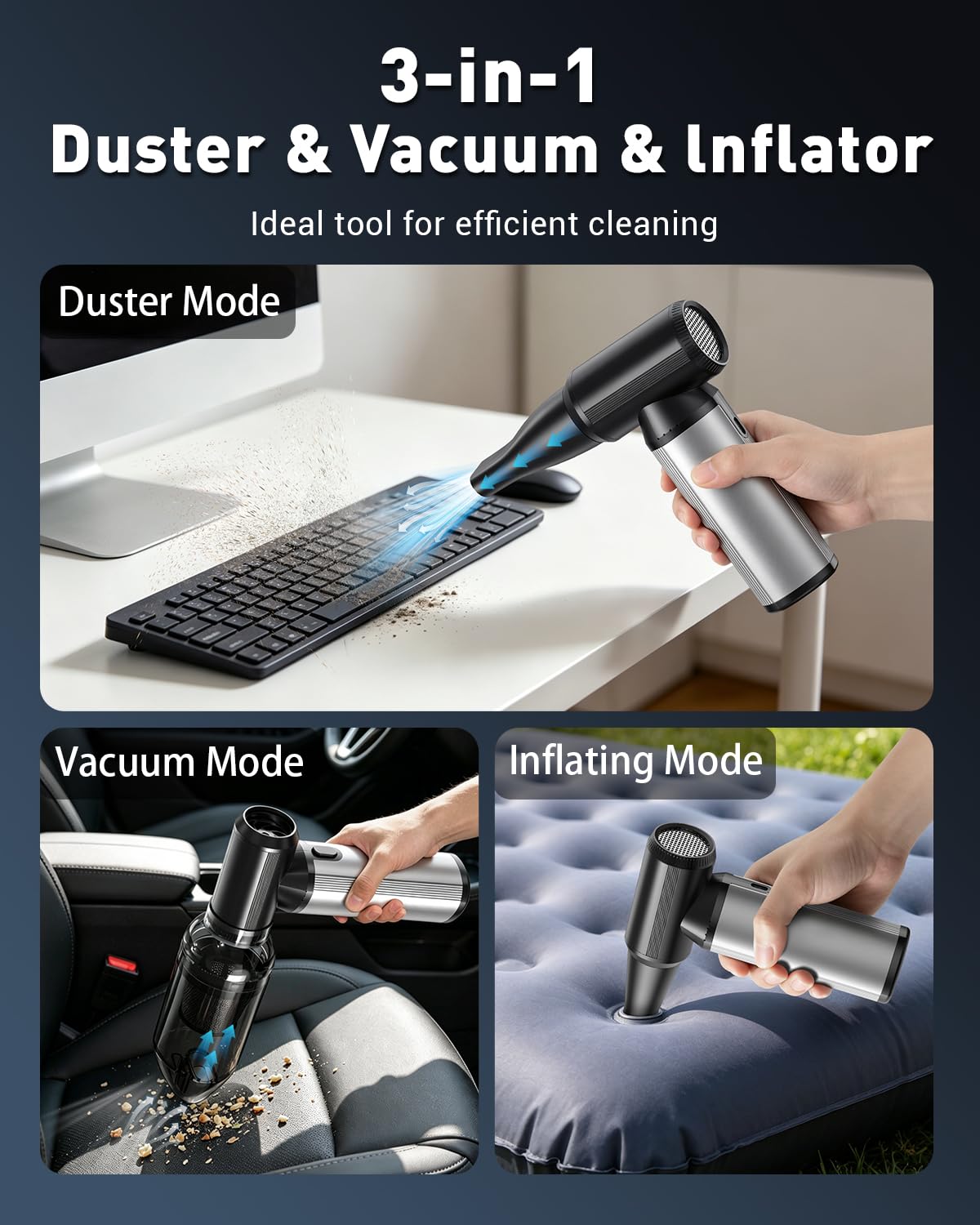 2-in-1 Air Duster & Vacuum - Powerful Cleaning Tool -2 2-in-1 Air Duster & Vacuum - Powerful Cleaning Tool -2