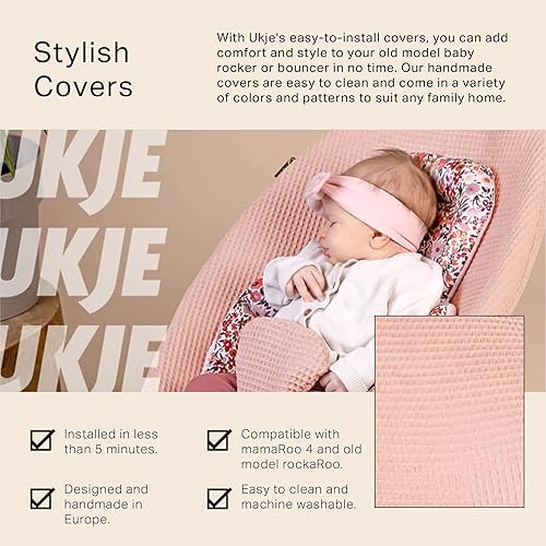 Miniatura 23 de UKJE Liner Baby Rocker Cover - Compatible con 4moms MamaRoo 4 Old Model Before 2022 - Funda para columpio para bebé, cubierta de gorila - Funda para