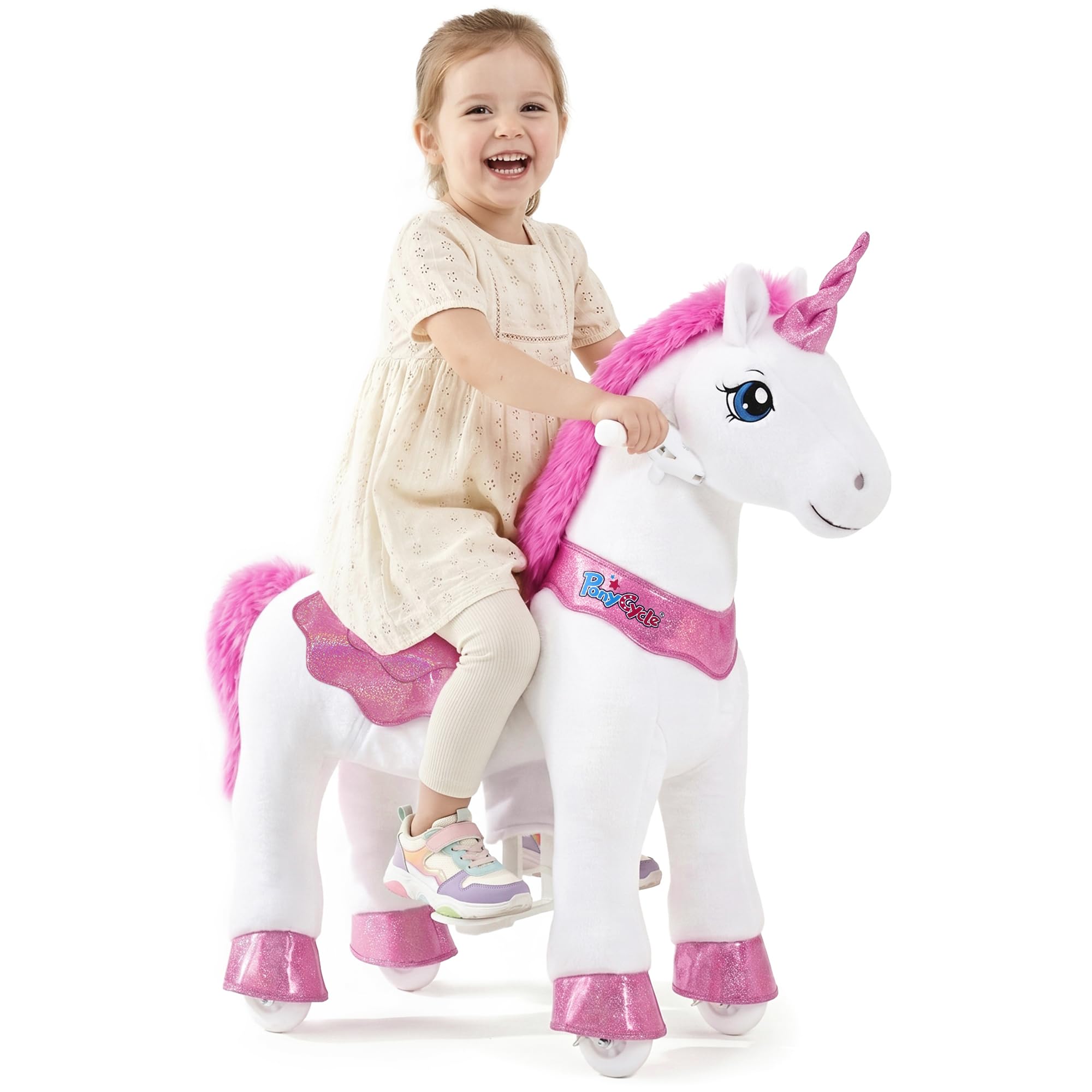Snapklik.com : PonyCycle Ride On Unicorn Ride On Toys For Girls Riding ...