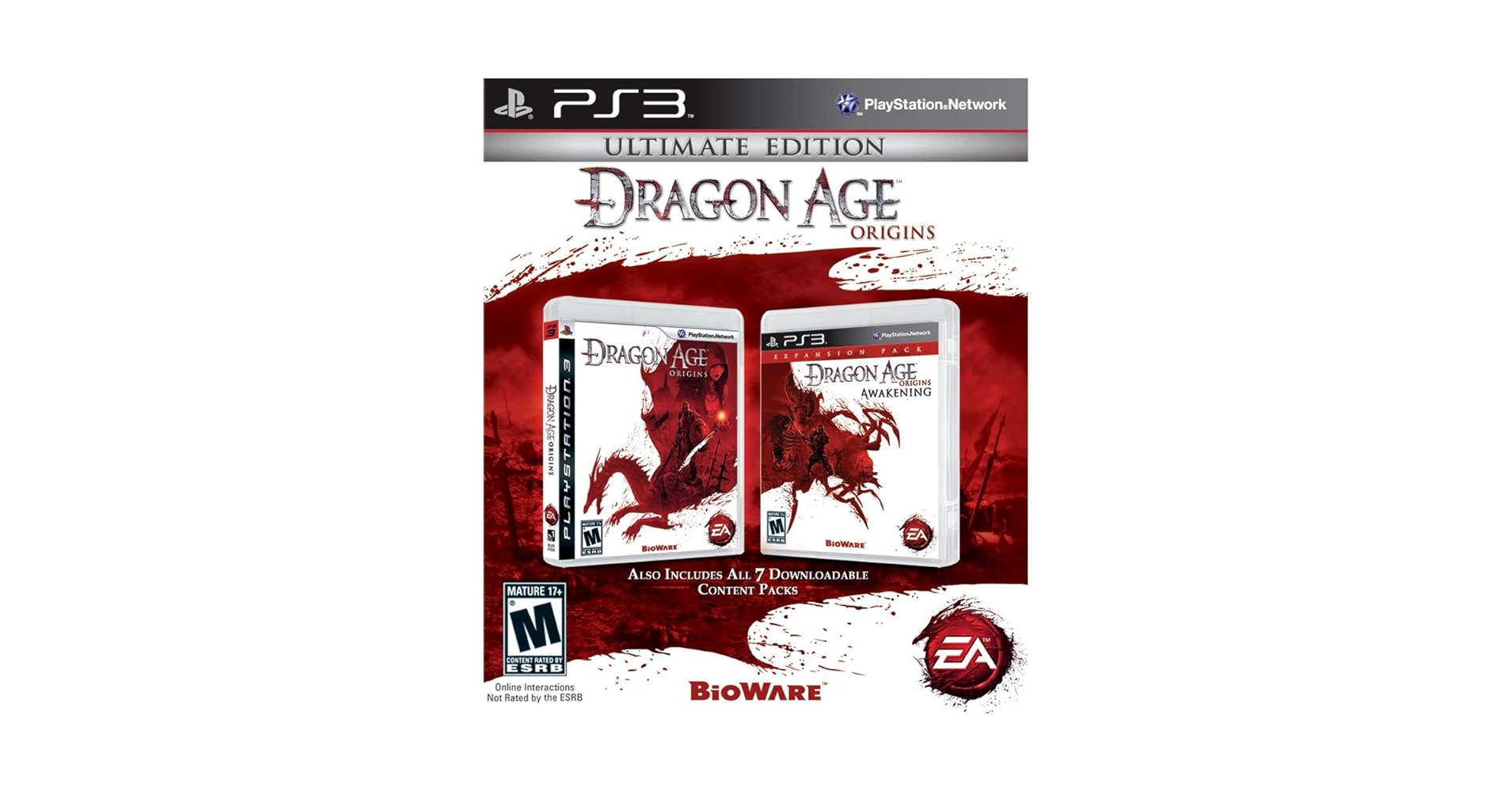 新品未開封　PS3  Dragon Age： Origins セット販売 Dragon Age Origins Collector's Edition - PS3 CIB Complete w/ map