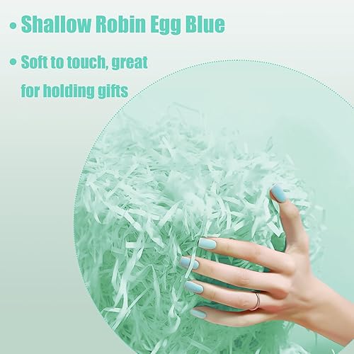 Miniatura 9 de Relleno de papel de corte arrugado de 3.53 onzas para envolver regalos, caja de regalo de Pascua, relleno de cesta, reciclable, manualidades,