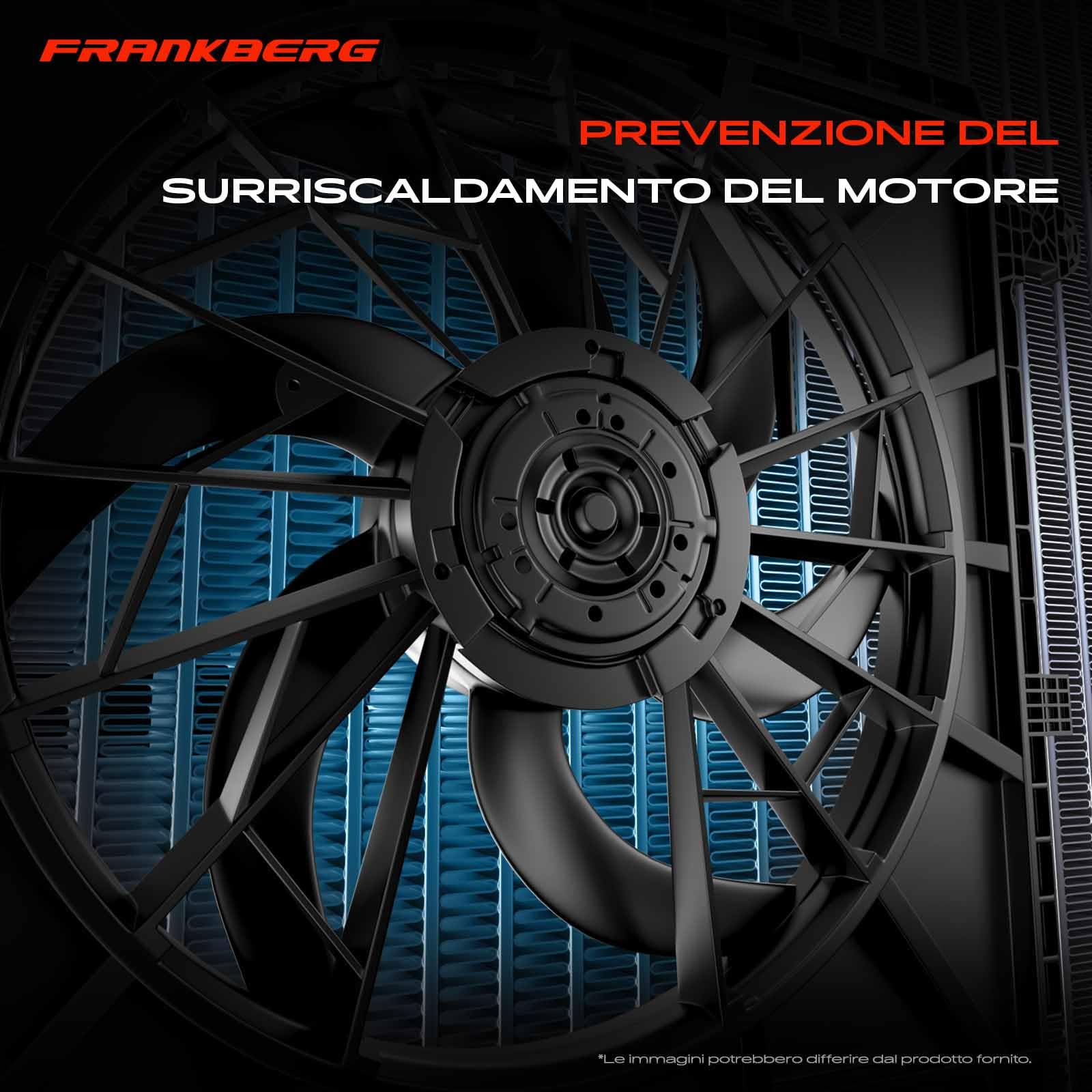 Frankberg Ventola di raffreddamento Compatibile con Classe C T-Model S203 2.0L Classe C W203 2.7L Classe C W203 3.2L Classe C T-Model S203 2.2L CLK Cabriolet A209 5.0L 2035000293