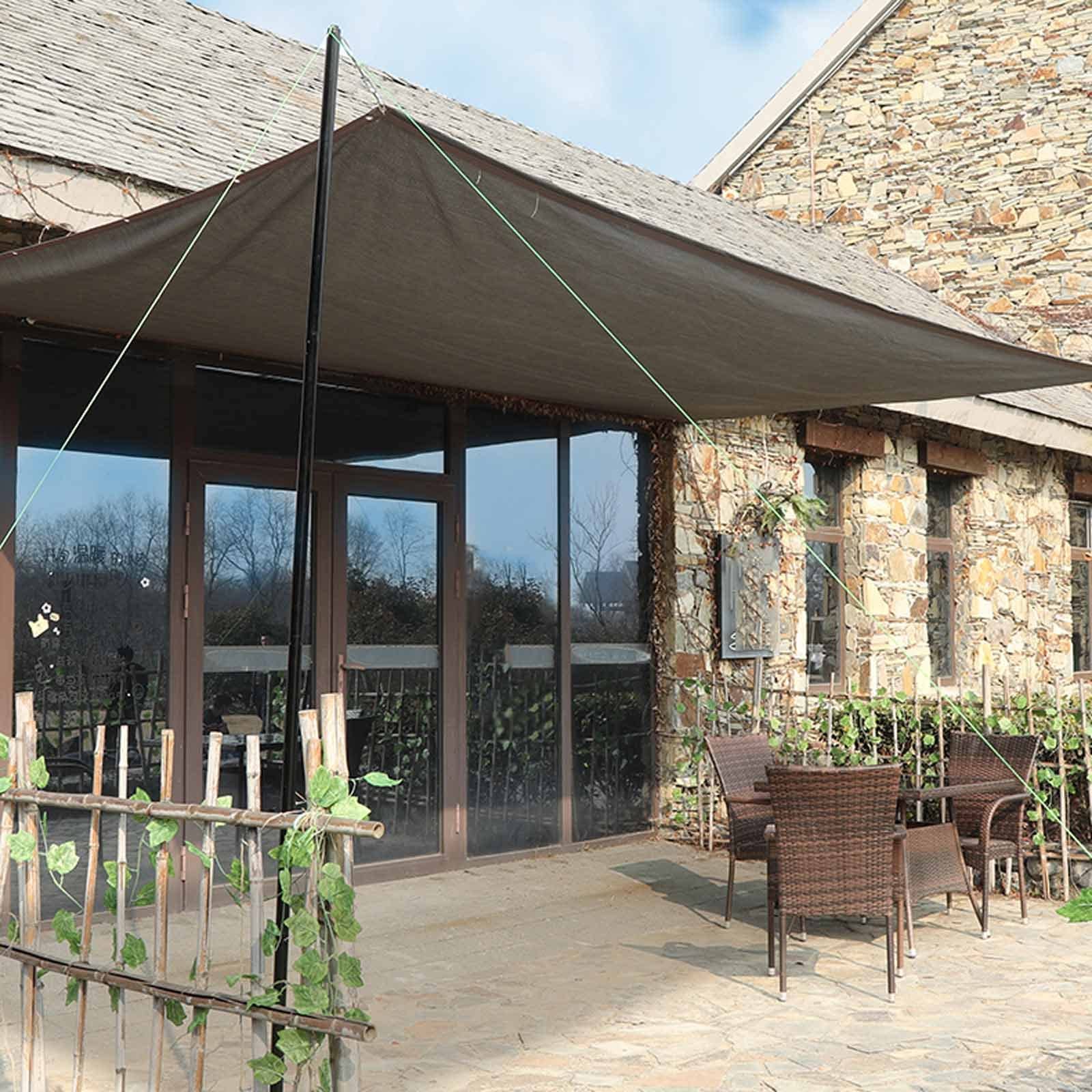 Phiowocx Sonnenschutznetz Für Garten & Terrasse – 90% Schatten, 3x6 M, UV-beständig, Mit Ösen & Befestigung
