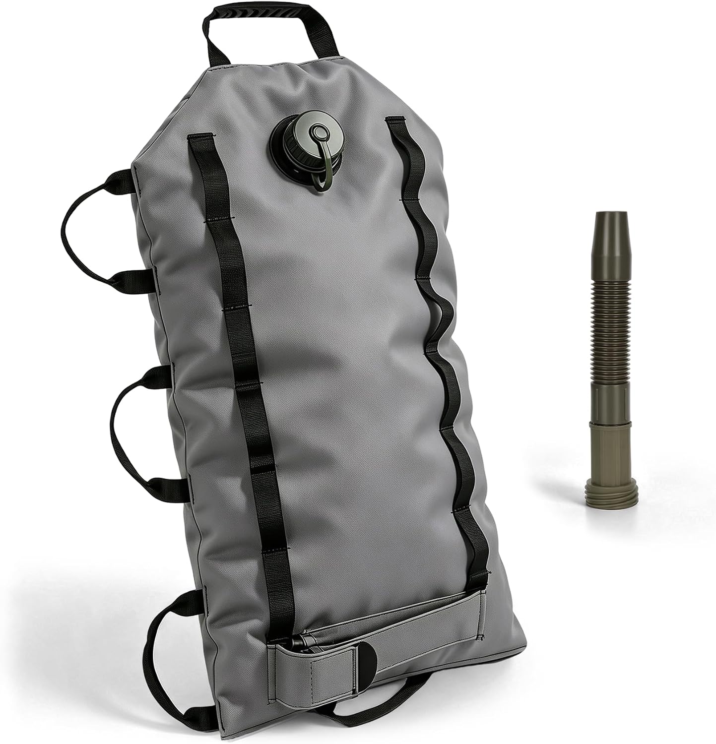 5 Gallon Armadillo Bag, Collapsible Utility Bladder for Motorcycles